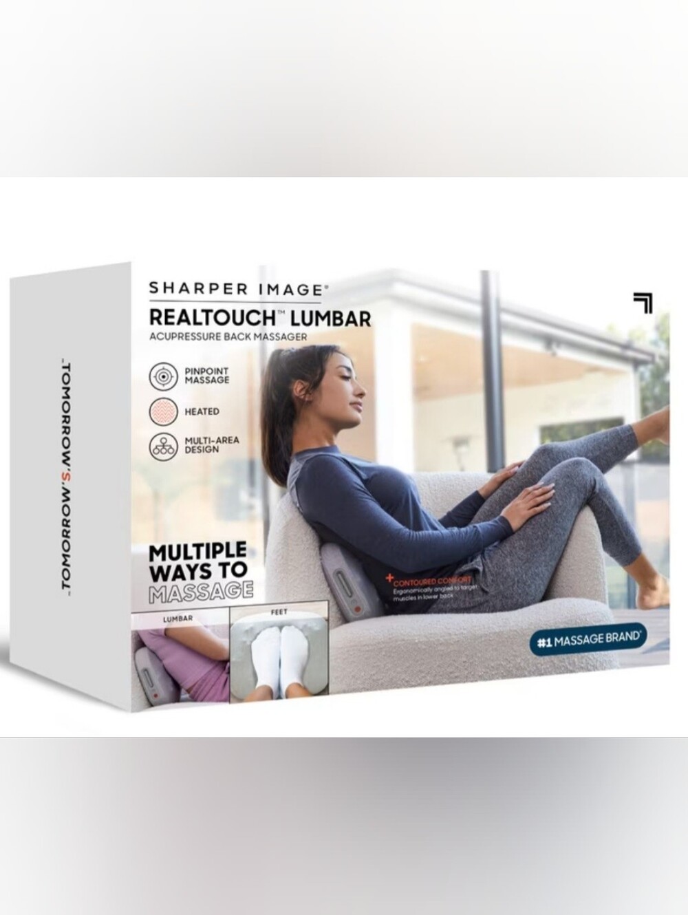 Real Touch Lumbar Acupressure Back Massager